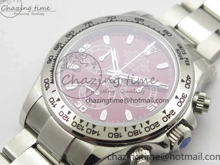 MiroTime 0116 Daytona 116520 SS UBF Best Edition Red Stick Markers Dial on SS Bracelet A Reliable 2951